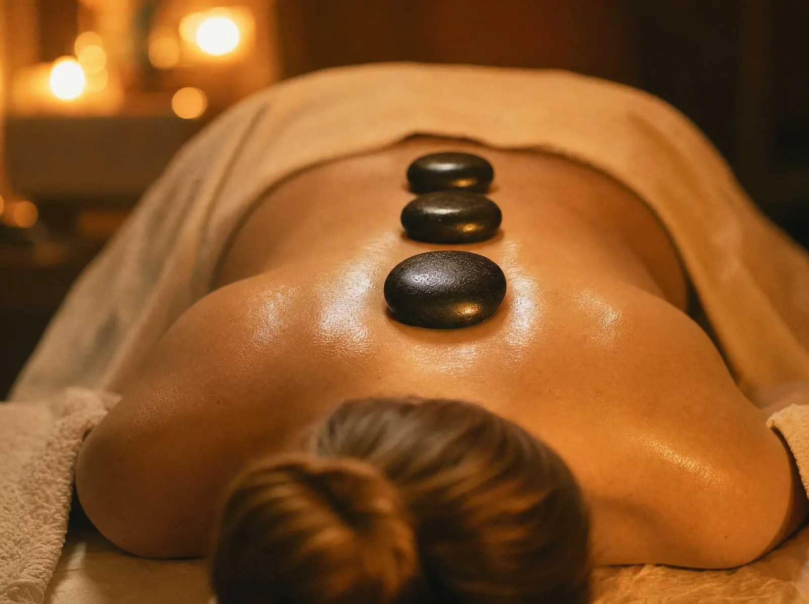 Massagem com Pedras Quentes